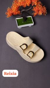 Sendal Wanita Wedges Kekinian Sandal slop Wanita Tinggi bahan eva empuk anti slip