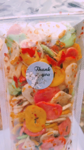 seblak krupuk bantet pedas aroma daun jeruk 250gr