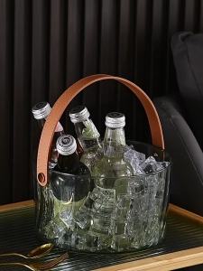 Aesthetic Portable Cooling Bucket Plastic