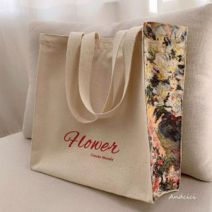 ANDCICI | Monet Flower Art Tote Bag