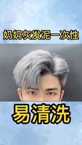 Gray Dye Hair Color Wax Temporary Hair Dye DIY Mud One-time Hair Coloring Styling 30g
