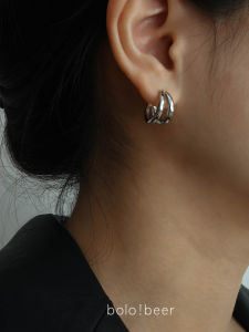 Unique Round Couple Earrings in Freshly Baked Style for Fashion Lovers