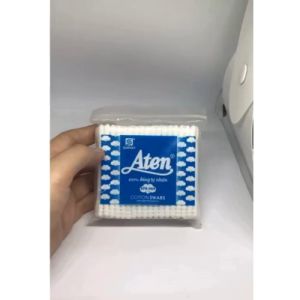 Bông ráy tai-tăm bông thân nhựa(Aten)-Dụng cụ lấy ráy tai