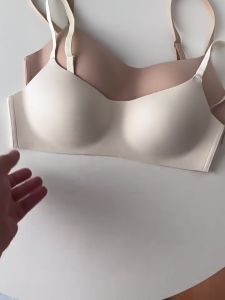 SKI Bralette Wireless bra Seamless Bra Single Layer Thin Bralette No underwire Non-Padded