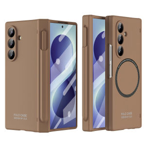 szhaiyu | For Samsung Galaxy Z Fold 8 Ultra Fold 7 6 5 With S Pen Slot For Magsafe Hinge Case 360° Full Protection Screen Glass Cover