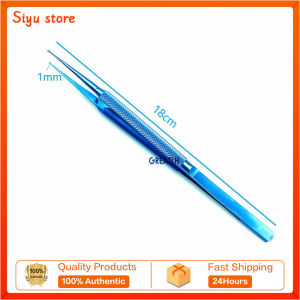 ophthalmic 1.0mm Whole Ring Tip Micro Fine Ringtip Forceps 18cm 14cm Titanium ophthalmic Eye Health tools