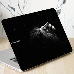 ผิวแล็ปท็อปไวนิล Lion Art 2 ชิ้น ธีม "Jesus is King" กันน้ําและกันรอยขีดข่วน เหมาะสําหรับแล็ปท็อป