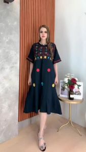 Daster cibi bordir computer bahan rayon premium