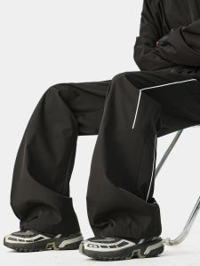 OULUDE | Outdoor Sports Cargo Pants Fall New Loose Straight Fit Casual Trousers