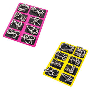 AUK Metal Puzzle Toy Game For Kids Buckle Puzzle Games Toys