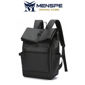 MENSPE กระเป๋าเป้สะพายหลังแฟชั่นกระเป๋าหนังพื้นผิวกระเป๋าความจุขนาดใหญ่กระเป๋านักเรียนเป้กระเป๋าเดินทางคอมพิวเตอร์อเนกประสงค์กระเป๋าแล็ปท็อปกระเป๋าเป้สำหรับเดินทางชายหาดว่ายน้ำกลางแจ้งกีฬา