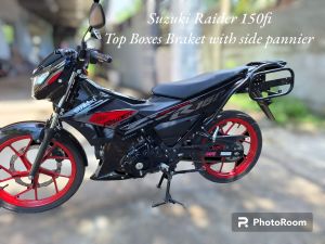 SUZUKI RAIDER R150 fi -.TOP BOXES BRAKET W/ SIDE PANNIER (heavy duty)