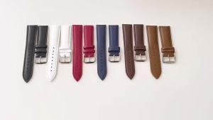 18mm 20mm 22mm Casual Leather Watch Strap include Storage Box Replacement Wristband Comfortable Bracelet Watch Accessories 