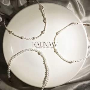 KALINAW Plastic Pearl Imitation Choker Necklace