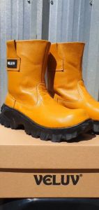 VELUV Sepatu Sefty Pria Ujung Besi King / Sepatu Septy Pria Buat Kerja Proyek / Sepatu Septi Pria Kerja