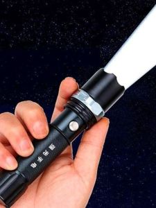 Rechargeable High-Intensity LED Flashlight Tactical Soldier Self-Defense Strong Light Handheld Lamp for Outdoor Cycling And Home Use