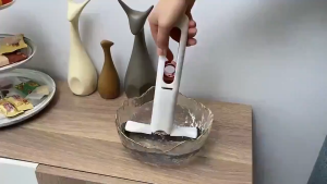Mini Portable Self-Wringing Sponge Mop Handheld Cleaning Mop No Hand Wash One-Touch Clean for Desk Window Kitchen Bathroom Car Local Seller Fast Shipping