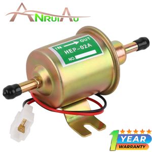 12V Universal Gas Diesel Inline Low Pressure Electric 2.5-4PSI Fuel Pump for HEP-02A