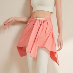 New Womens Sports Wrap Skirt One-piece Skirt Covering Buttocks Yoga Fitness Sports Dance Outfit