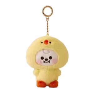LINE FRIENDS | 2026 BT21 Anime Kawaii Zoo Series Plush Doll Keychain Cute Cartoon Doll School Bag Pendant Decoration Birthday Gift Line Friends