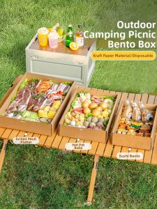 MEIDI | Portable Food Grade Disposable Outdoor Paper Box