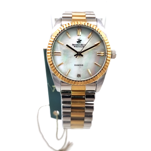 Beverly Hills Polo Club Womens Two-Tone Diamond Accent Watch (BP3172C.220)