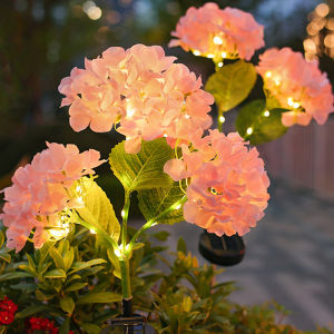 Solar Garden Lamp Outdoor Household Garden Yard House Outdoor Decoration Dandelion Lawn Ground Lamp Waterproof