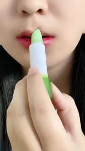 ☆ Natural Aloe Vera 99% Lipstick Moisturizer Waterproof Lip Balm Magic Colour Temperature Lip Care