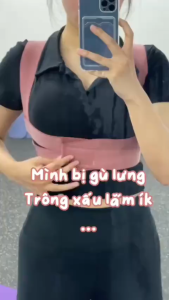Đai chống gù lưng bảo vệ vòng 1 cải thiện vóc dáng cho nam nữ ngăn ngừa thoái vị thoái hóa cột sống DCG2