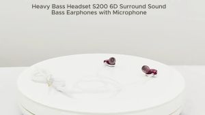 S200 Heavy Bass Headset 6D Surround Sound Bass Earphone with Microphone