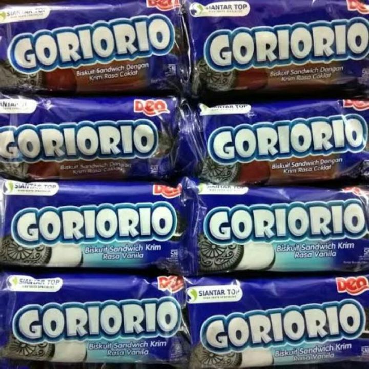 Goriorio Gorio Renceng isi 20 pcs Biskuit Krim | Lazada Indonesia