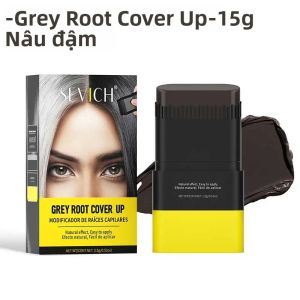 Bộ Nhuộm Tóc Và Lược 2 Trong 1 - Màu Đen Nâu Cà Phê Nhuộm Tóc Tạm Thời Dễ Gội Lâu Trôi Che Phủ Tóc Bạc Bút Kẻ Chân Tóc