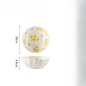 Dishes and Dishes Set Ceramic Bowls and Plates Binaural Bowls Ceramic Tableware Set Dinner Set Pratos De Jantar Teller Prato