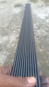 AS BAJA HITAM POLOS Berbagai Diameter Panjang 1 Meter