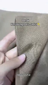 Elvoura - Jilbab Segi Empat Kerudung Paris Jadul Premium Hijab Polos Jadul 2 sisi Neci