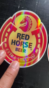 RED HORSE LOGO  PREMIUM QUALITY STICKER BUY 1 TAKE 1 (waterproof scratch proof non faded)