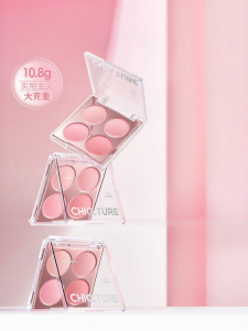 CHIOTURE | Four Color Blush Palette Expanding Color