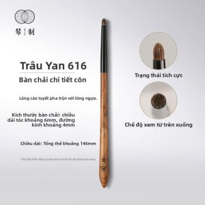 QINZHI | Cọ Chi Tiết Dùng Cho Bóng Mắt Lông Thú