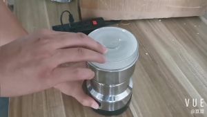 Household Stainless Steel Electric Bean Grinder Dry Grinder Spice Coffee Bean Nut Miscellaneous Grains Grinder MINI
