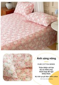 AITONGNUAN | Drap Giường 100% Cotton 1.8m