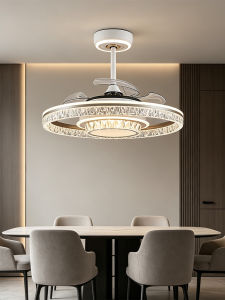 Luxury Silent Invisible Ceiling Fan Light