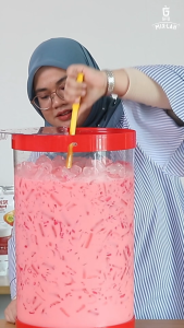 MIX-LAH Fruits Ice blended Milkshake Powder Serbuk Air Balang - Strawberry / Mango / Honeydew / Yam / Coconut / Jagung / Pandan Coconut 1kg (Halal)