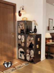 Meisda High-Style Integrated Wall-Mounted Entrance Storage Cabinet Carbon Steel Adjustable Shelves Home Furniture Shoe Cabinet