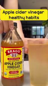 Giấm Táo Hữu Cơ Bragg With The Mother 473ML – Giấm Cái Nguyên Chất Pha Uống & Trộn Salad