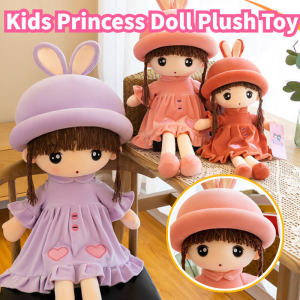 Childrens Princess Doll Plush Toy Cute Rabbit Stuffed Toy Sweetheart Doll Birthday Gift for Girl