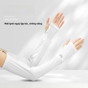MiiOW | Tay lụa băng chống tia UV cho nam mùa hè chạy bộ câu cá thể thao ngoài trời chống nắng tay bảo vệ da