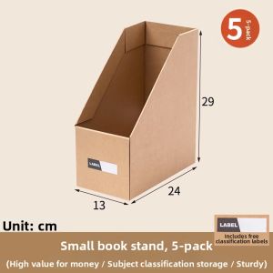 Paper Desktop Organizer Bookends