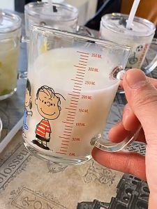 Mug Gelas Air Minum Anak Botol Tumblr Glas Kaca Transparan Motif Karakter Dengan Sedotan Anti Tumpah