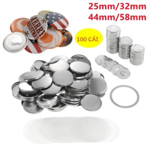 Bộ Phận Làm Nút DIY - 25/32/37/44/58mm Nút Huy Hiệu Trống Cho Phụ Kiện Máy Làm Nam Châm Tủ Lạnh