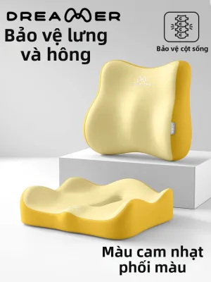ZHIMENGREN | Gối Hỗ Trợ Đốt Sống Ergonomic cho Ghế Văn Phòng